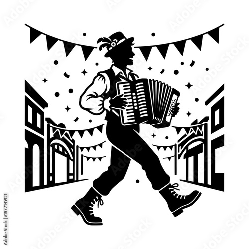 Canyon Campfire Silhouette with Gear and Lantern