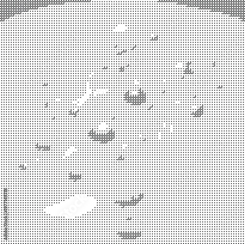 Halftone Dither Pixelated Bitmap Dotted Texture Background Overlay Pattern Graphic Resource Abstract Design Element Vector