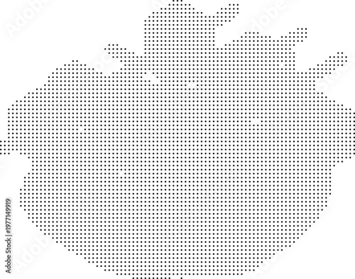 Halftone Dither Pixelated Bitmap Dotted Texture Pattern Background Overlay Graphic Element Design Vector