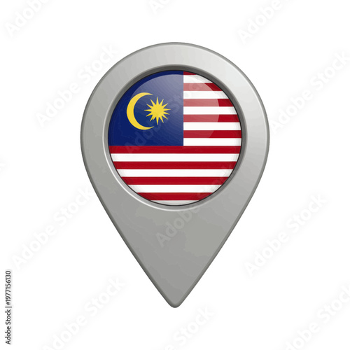 Malaysia Flag 3d Icon Map Marker Free Download Malaysia Flag 3d Icon Map Marker - GFXLoad