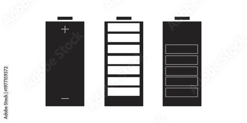battery vector icon. Eps 10