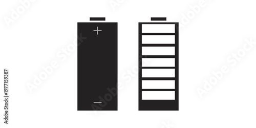 battery vector icon. Eps 10