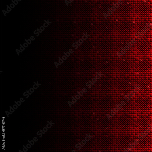 Background made of red sequins, glitters dots