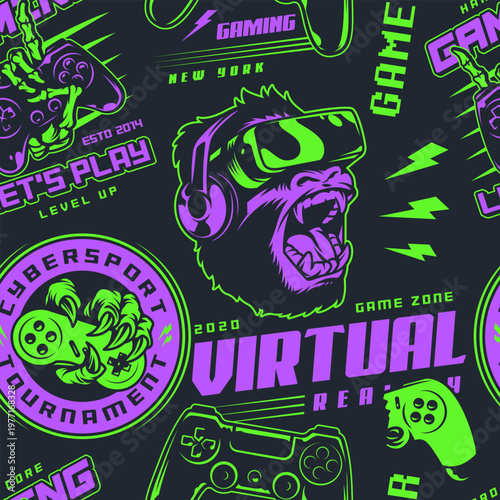 Gaming fun in virtual world