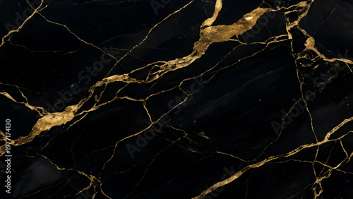 Black marble texture with gold veins for interior design and decorative backgrounds elegant natural stone pattern