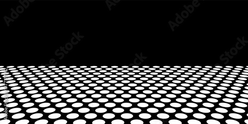 Grill mesh pattern with metal texture for speaker and micro hole background or seamless net by black grid and circle grate steel screen.