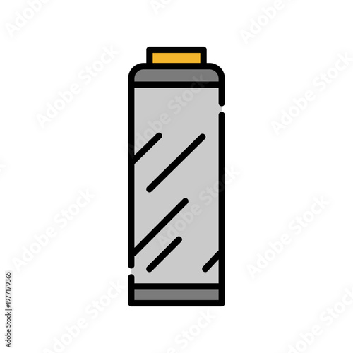 Aerosol Can Icon Professional UI Symbol for Spray Packaging