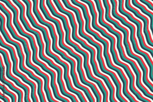 Vibrant, wavy lines in a repeating pattern create a dynamic and visually stimulating abstract background.