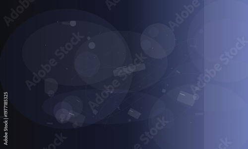 Ethereal glow of submerged reflections in moody deep blue ambience abstract blur deep indigo