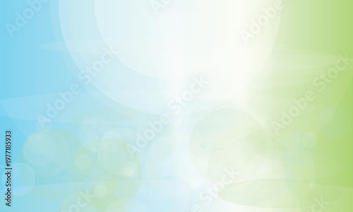 Ethereal gradient bokeh light blend with soft aqua and mint transitions