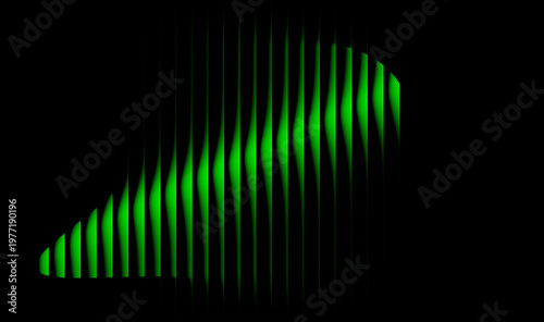 abstract background with green lines