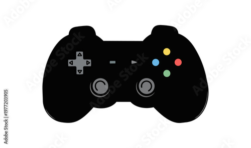 Gamepad icon illustration for gaming and entertainment