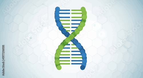 Colorful DNA Double Helix Background – Modern Genetics Science Abstract