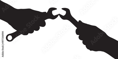 may day poster template flat design