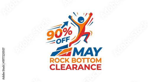 May Rock Bottom Clearance Sale Graphic
