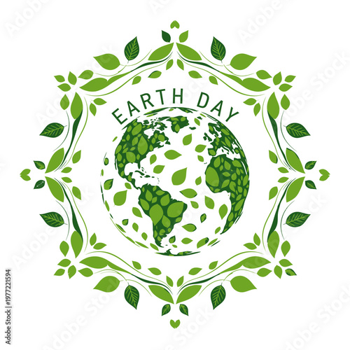 Earth Day Vector Illustration For Environmental Protection And Sustainability