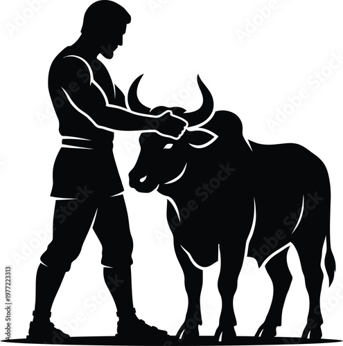 Qurbani Cow Silhouette Vector DesignQurbani Cow Silhouette Vector Design