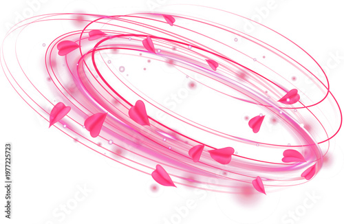 Leaves in Wind Swirling