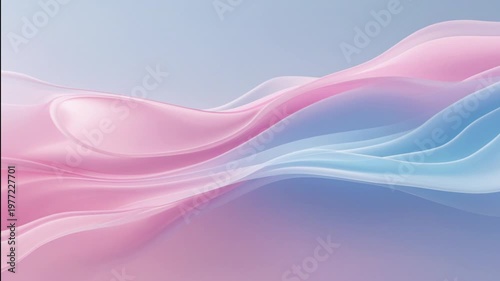 Abstract pink background with waves