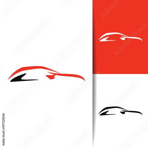 Modern Minimal Car Icon Design