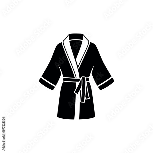 Bathrobe icon illustration.