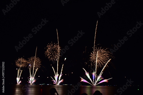 水郷祭　花火大会　打ち上げ花火　打上花火　島根　中国地方