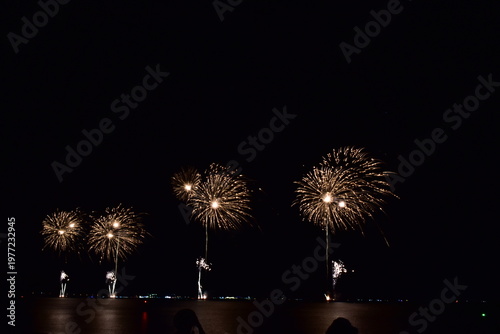 水郷祭　花火大会　打ち上げ花火　打上花火　島根　中国地方