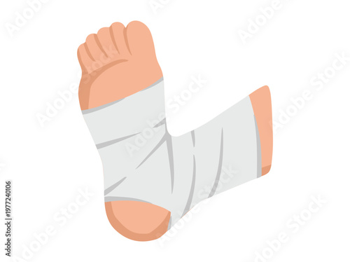 Ankle Supporter or Bandaged Foot