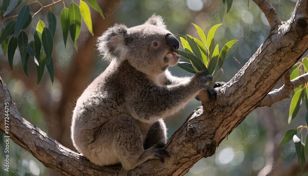 Fototapeta premium koala in a tree