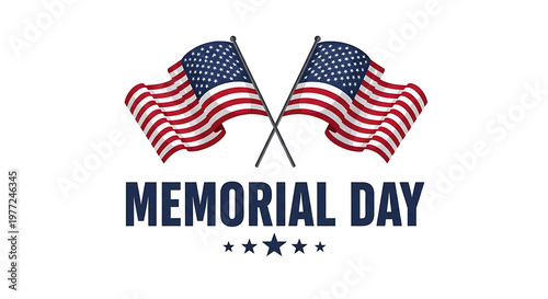 4th of July Independence Day USA Patriotic Badge Illustration