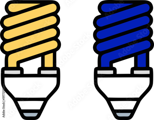 Energy Saving Spiral Fluorescent Light Bulb