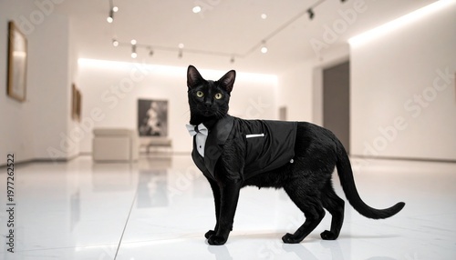 Fotografi Here’s a detailed prompt you can use for generating an image of a black cat:

**