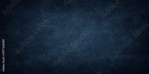 A dark blue grunge background features a textured vintage paper pattern with a rough, dirty material surface and black charcoal design on an old blank canvas backdrop
