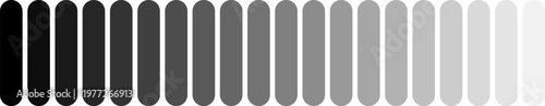 Grayscale color palette showing smooth gradient transition