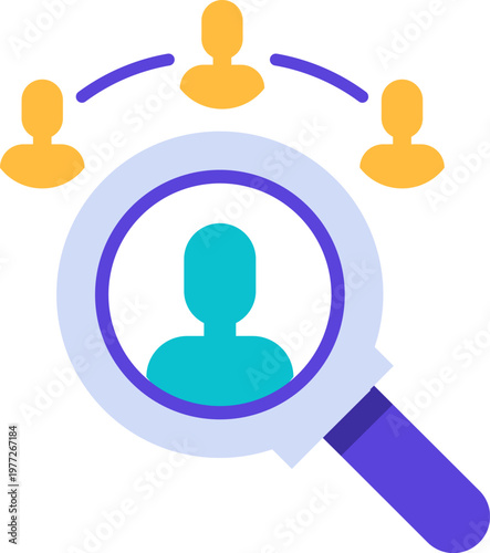 Searching for specific people in a network