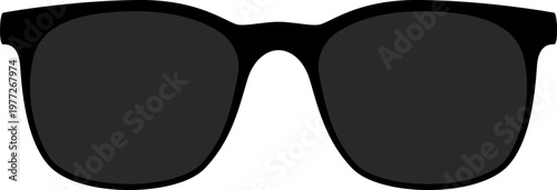 Black sunglasses providing eye protection and style