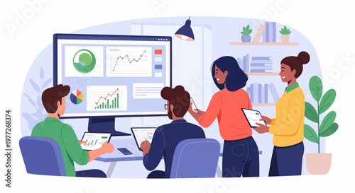 Team Collaboration on Data Analysis Project.