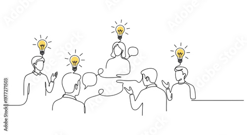 People having a meeting discussion.