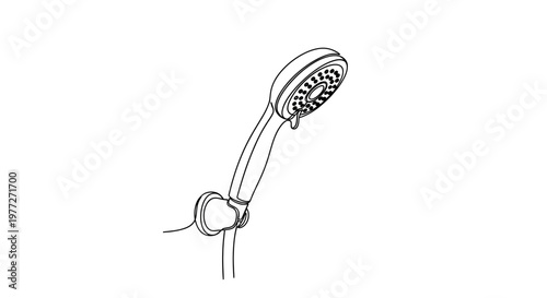 Shower head with hose attachment.