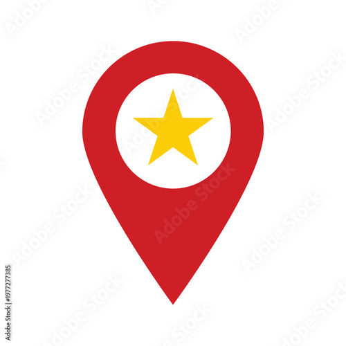 Free Download Red pin location icon  - GFXLoad