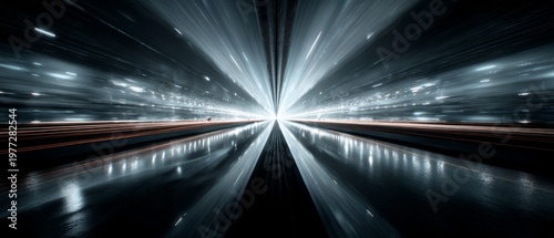 High-Speed Motion with Light Trails on Tracks