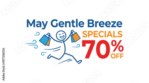 May Gentle Breeze Specials 70% Off Sale