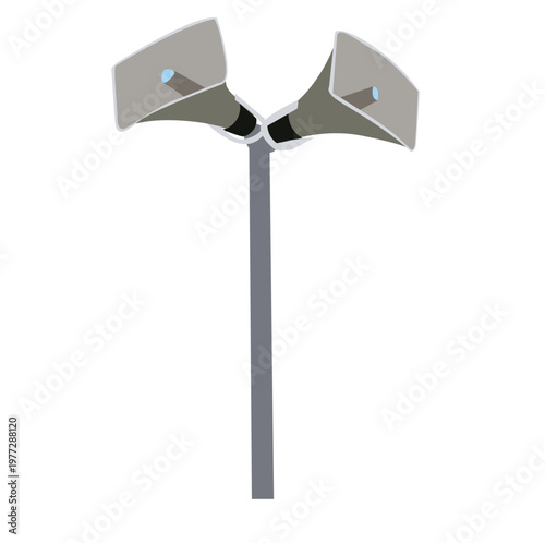 Air raid siren. Air raid siren. Alert, alarm.
