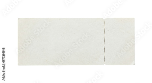 Photos Empty vintage paper ticket stub mockup
