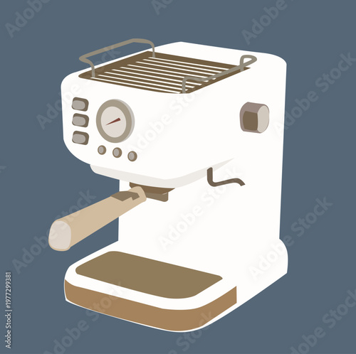 coffee maker.Coffee machine vector Illustration
