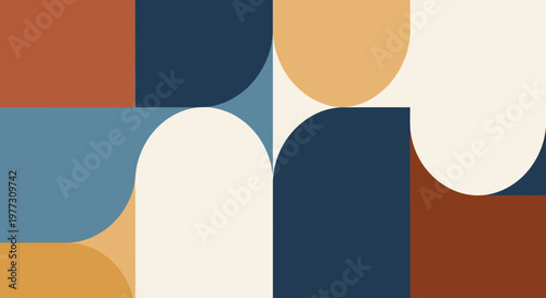 Geometric Shapes in Various Colors and Sizes.