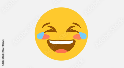 Joyful Laughter Emoji with Tears of Joy
