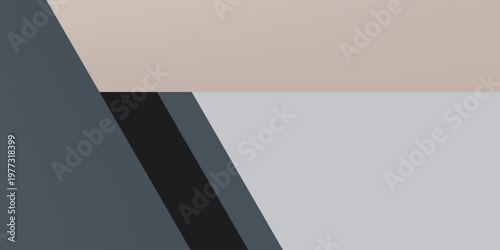 Colorful and achromatic Paper Texture Geometrical Composition