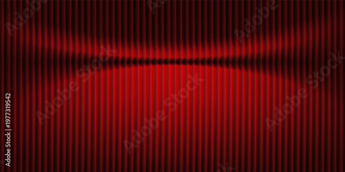 Ripple gradient background design. Modern distortion ripple glass texture effect. Abstract fractal effect ribbed glass texture with vibrant gradients smooth fluted vector bg.