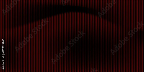 Ripple gradient background design. Modern distortion ripple glass texture effect. Abstract fractal effect ribbed glass texture with vibrant gradients smooth fluted vector bg.